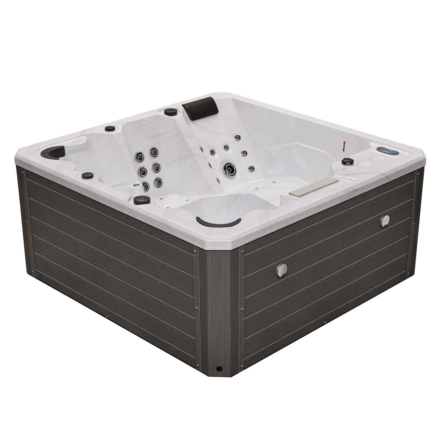 Luxury Spas Galley 5-person Hot Tub (WS-008) - Cloud Gray