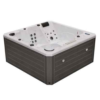 Luxury Spas Galley 5-person Hot Tub (WS-008) - Cloud Gray