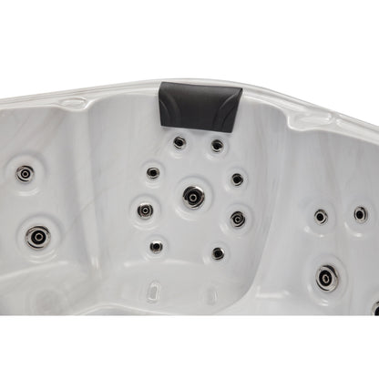 Luxury Spas Savannah 6-person Hot Tub (WS-692 CG) - Cloud Gray