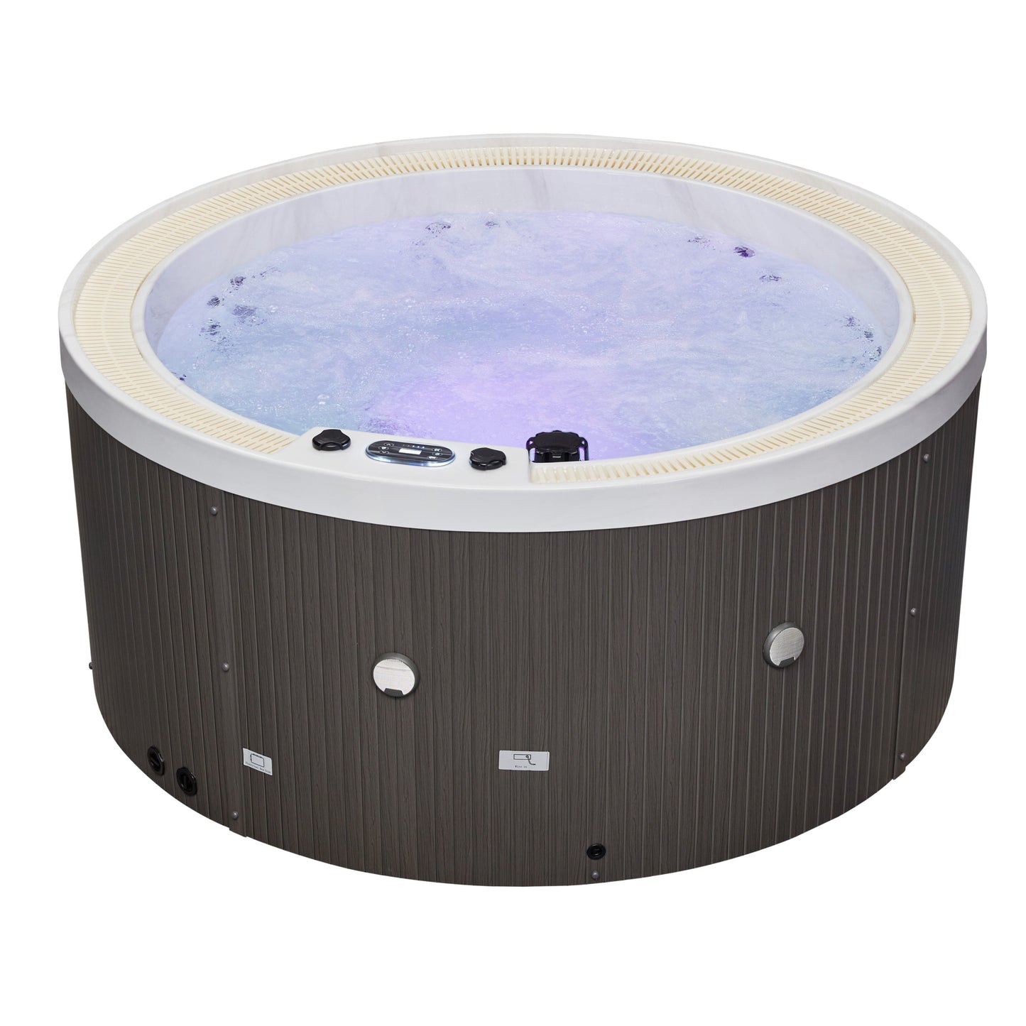 Luxury Spas Oscar 6 Person Hot Tub (WS-007 CG) - Cloud Gray