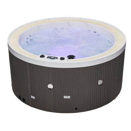 Luxury Spas Oscar 6 Person Hot Tub (WS-007 CG) - Cloud Gray