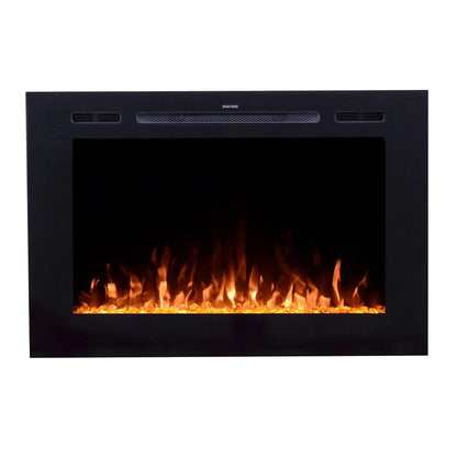 Forte 40" Recessed Electric Fireplace