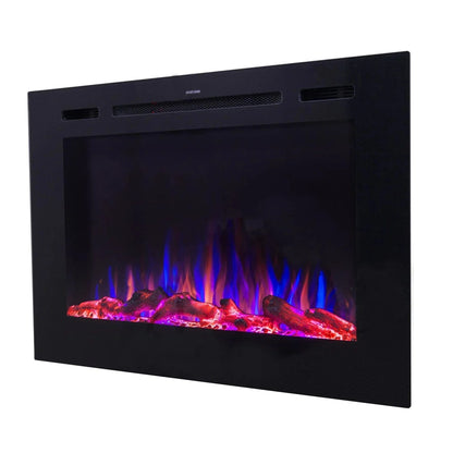 Forte 40" Recessed Electric Fireplace