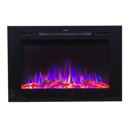 Forte 40" Recessed Electric Fireplace