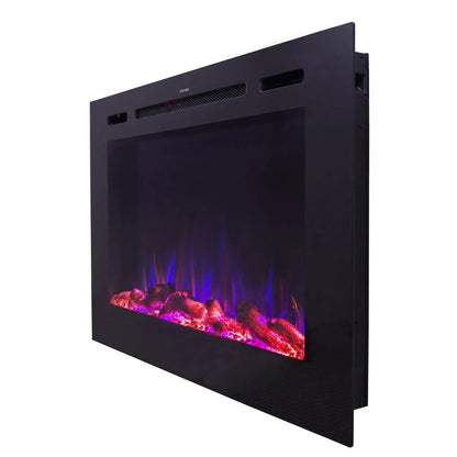 Forte 40" Recessed Electric Fireplace