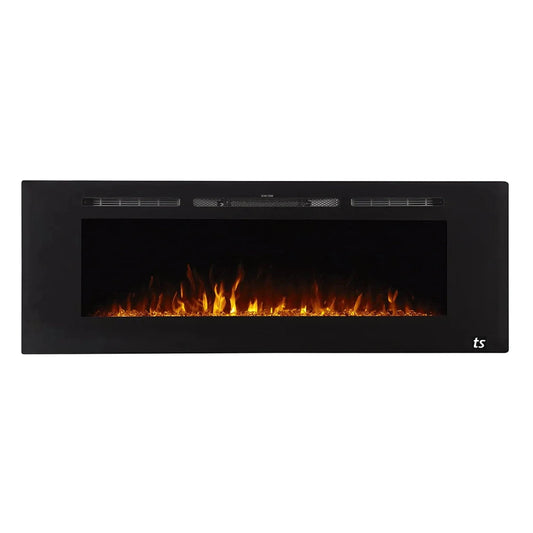 The Sideline 60" Recessed Electric Fireplace