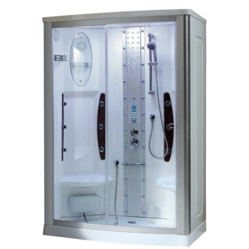 Mesa 803A 54" Rectangular Free Standing Walk In Steam Shower