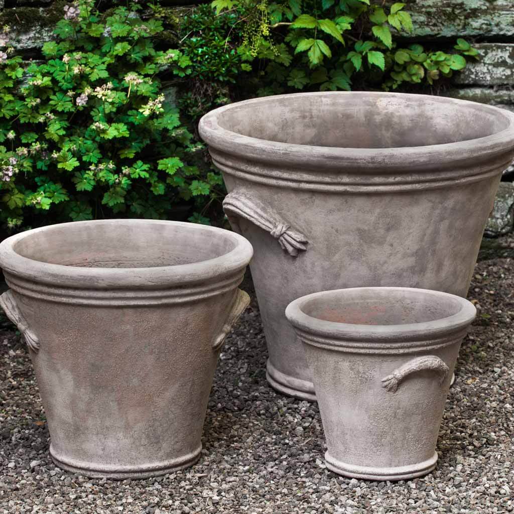 Campania International Fluted Handle Planter - 8118-6603