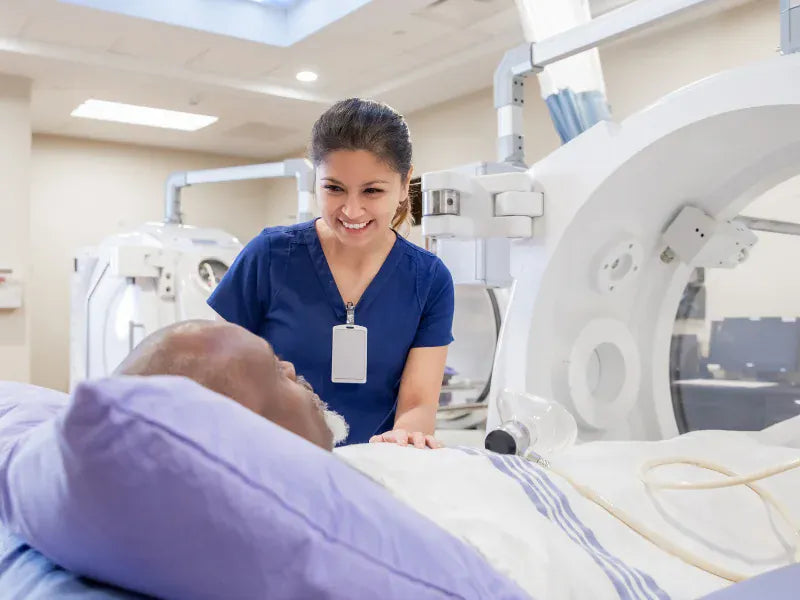 Image of a safe hyperbaric chamber.