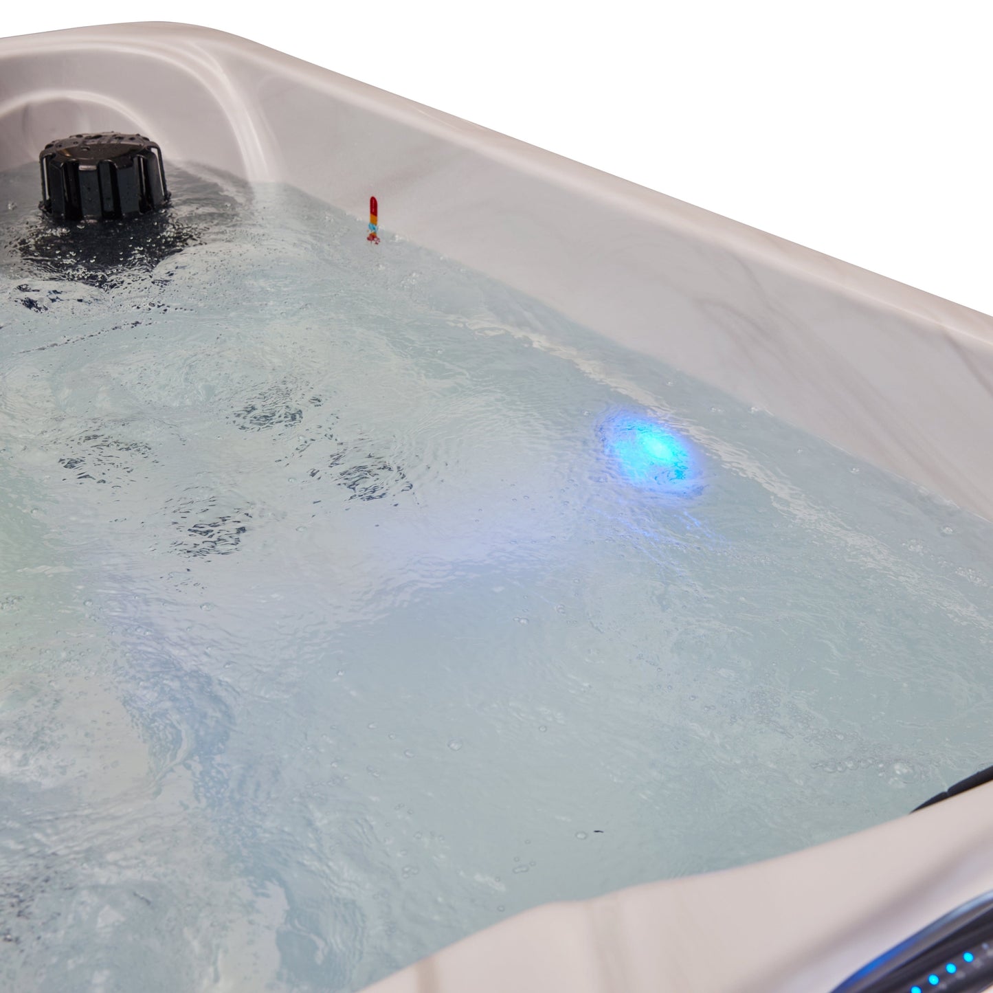 Luxury Spas Cashmere 2-person Hot Tub (WS-790-CG) - Cloud Gray