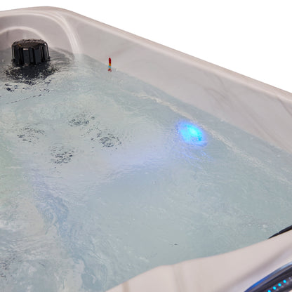 Luxury Spas Cashmere 2-person Hot Tub (WS-790-CG) - Cloud Gray