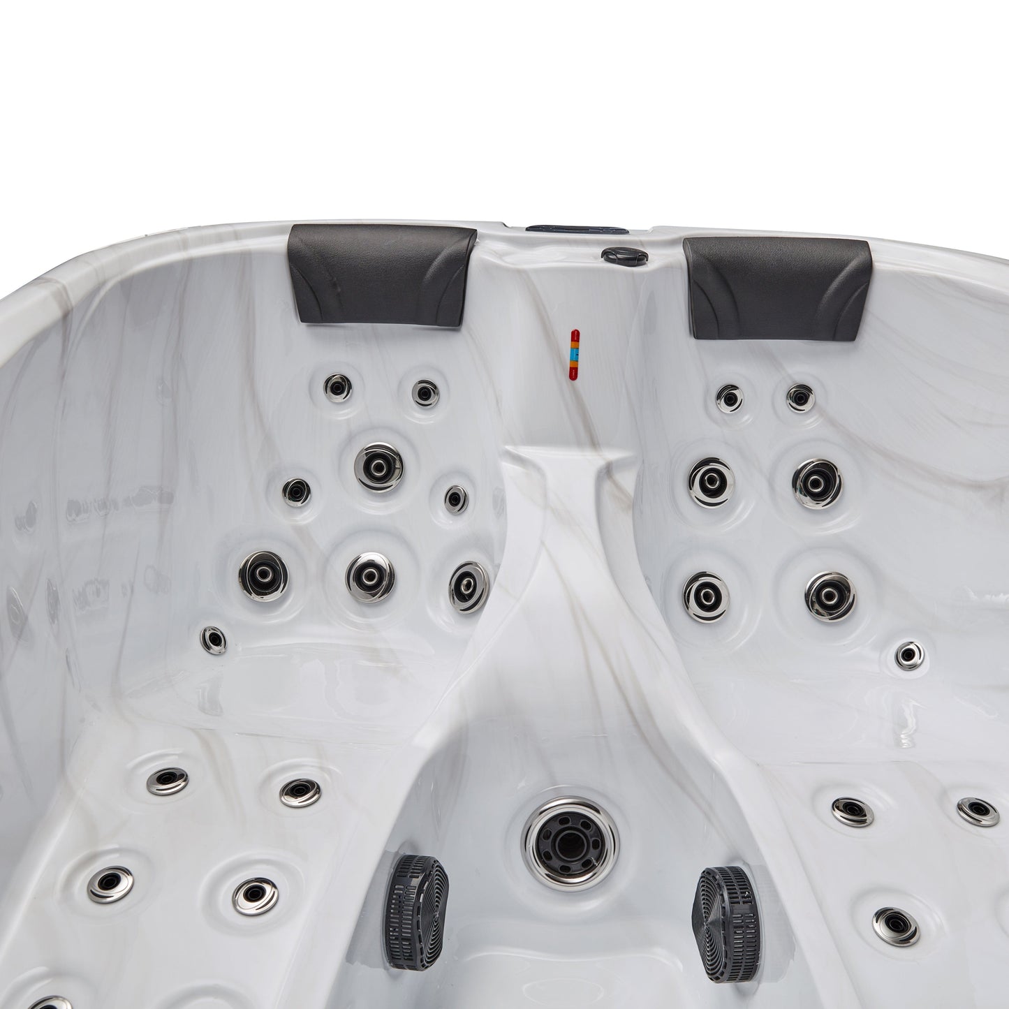 Luxury Spas Largo 3-person Hot Tub (WS-696-CG) - Cloud Gray