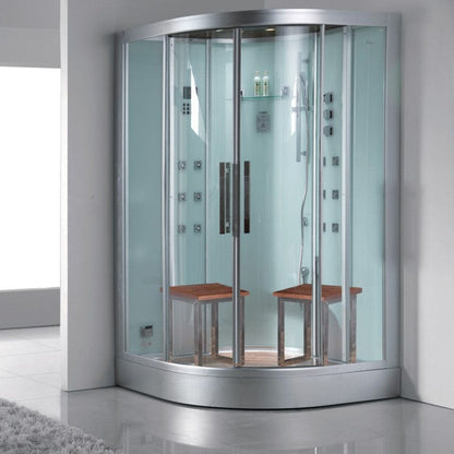 Platinum DZ962F8 47" Corner Free Standing Steam Shower