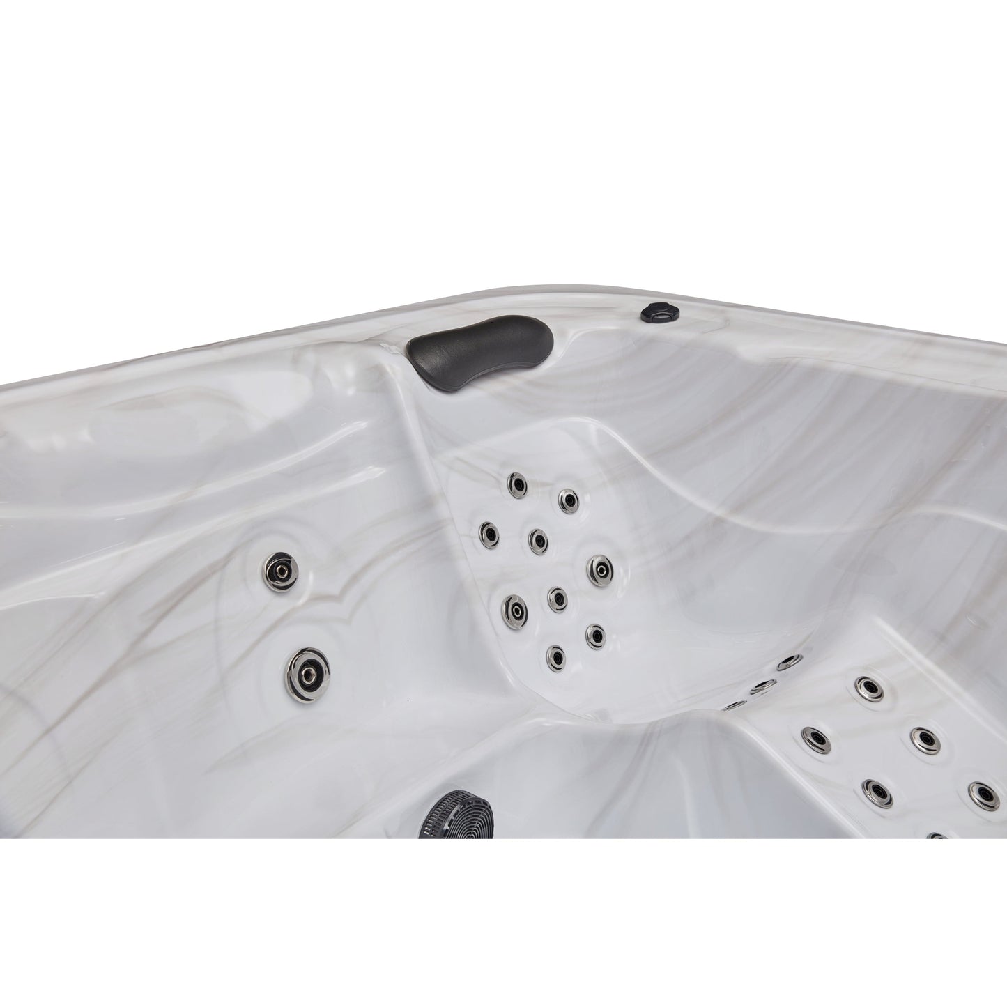 Luxury Spas Estes 5-person Hot Tub (WS-594-CG) - Cloud Gray