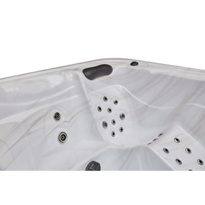 Luxury Spas Estes 5-person Hot Tub (WS-594-CG) - Cloud Gray