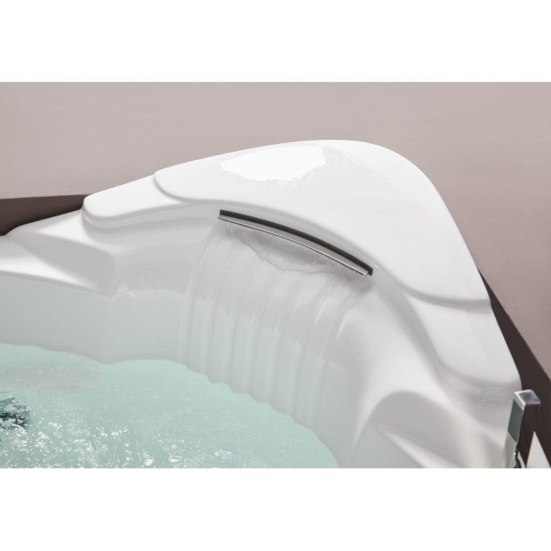 Platinum AM-505 61" Corner Free Standing Combination Bathtub