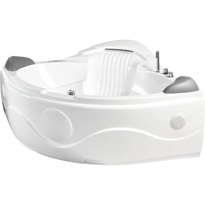 Platinum AM-505 61" Corner Free Standing Combination Bathtub