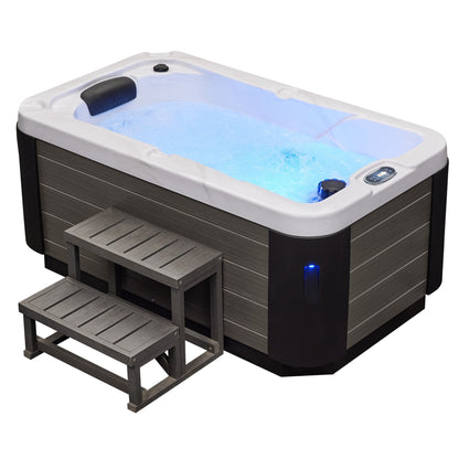 Luxury Spas Solo 1-Person Hot Tub (WS-599) - Cloud Gray