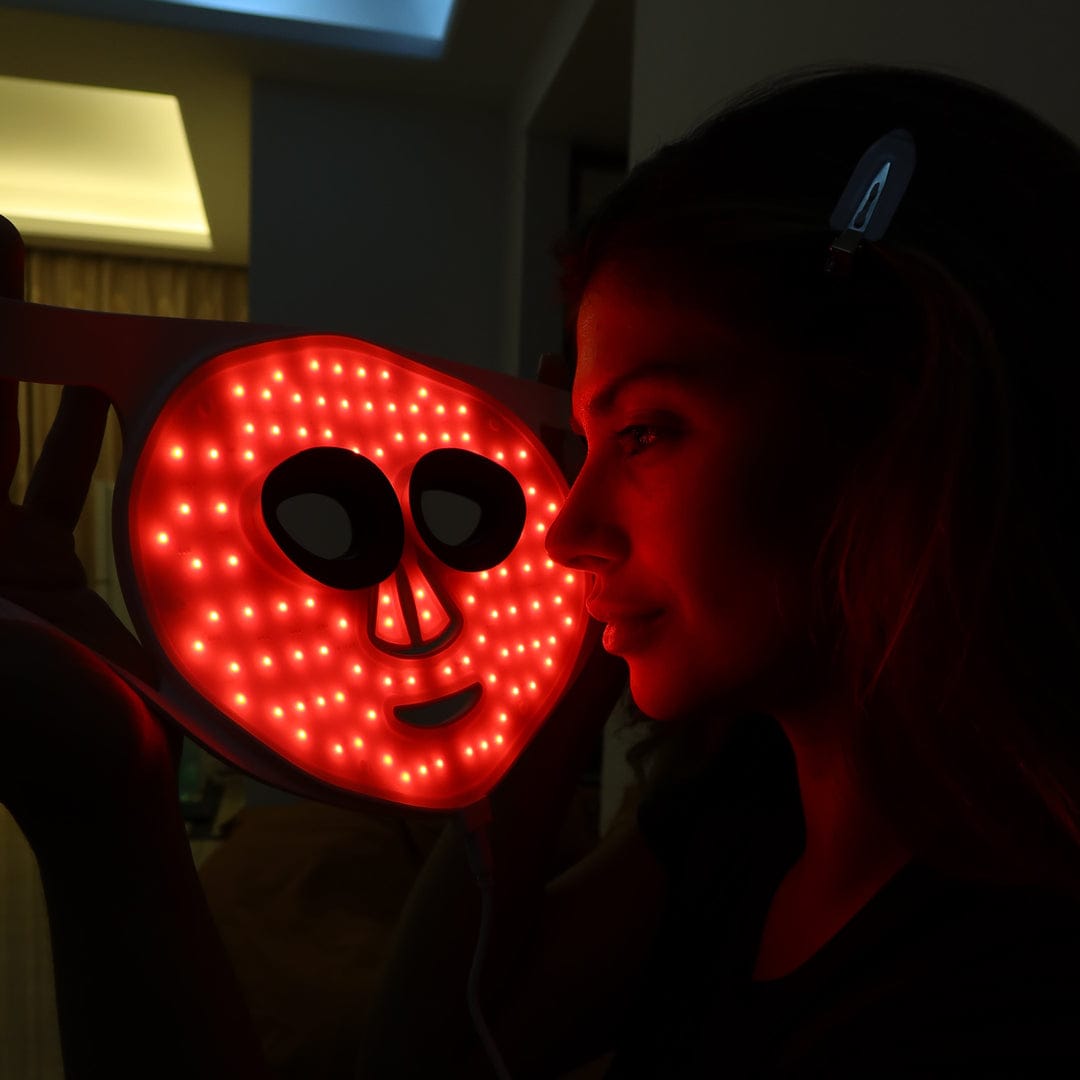 ZAQ Noor 2.0 Pro Light Face Mask: 1072nm Deep Infrared, Red & Blue Light