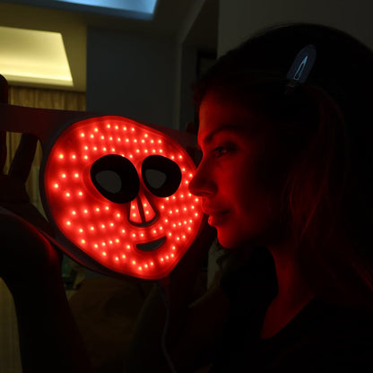 ZAQ Noor 2.0 Pro Light Face Mask: 1072nm Deep Infrared, Red & Blue Light