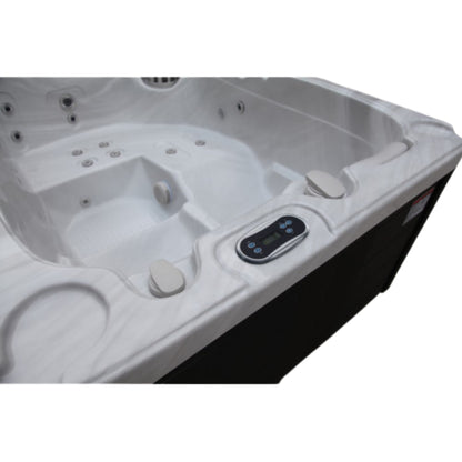 Luxury Spas Solace 3-person Hybrid Plug N Play Hot Tub (CP1500) - Cloud Gray
