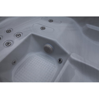 Luxury Spas Solace 3-person Hybrid Plug N Play Hot Tub (CP1500) - Cloud Gray