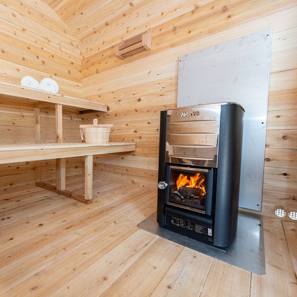 Dundalk CT Georgian Cabin Sauna with Porch - CTC88PW