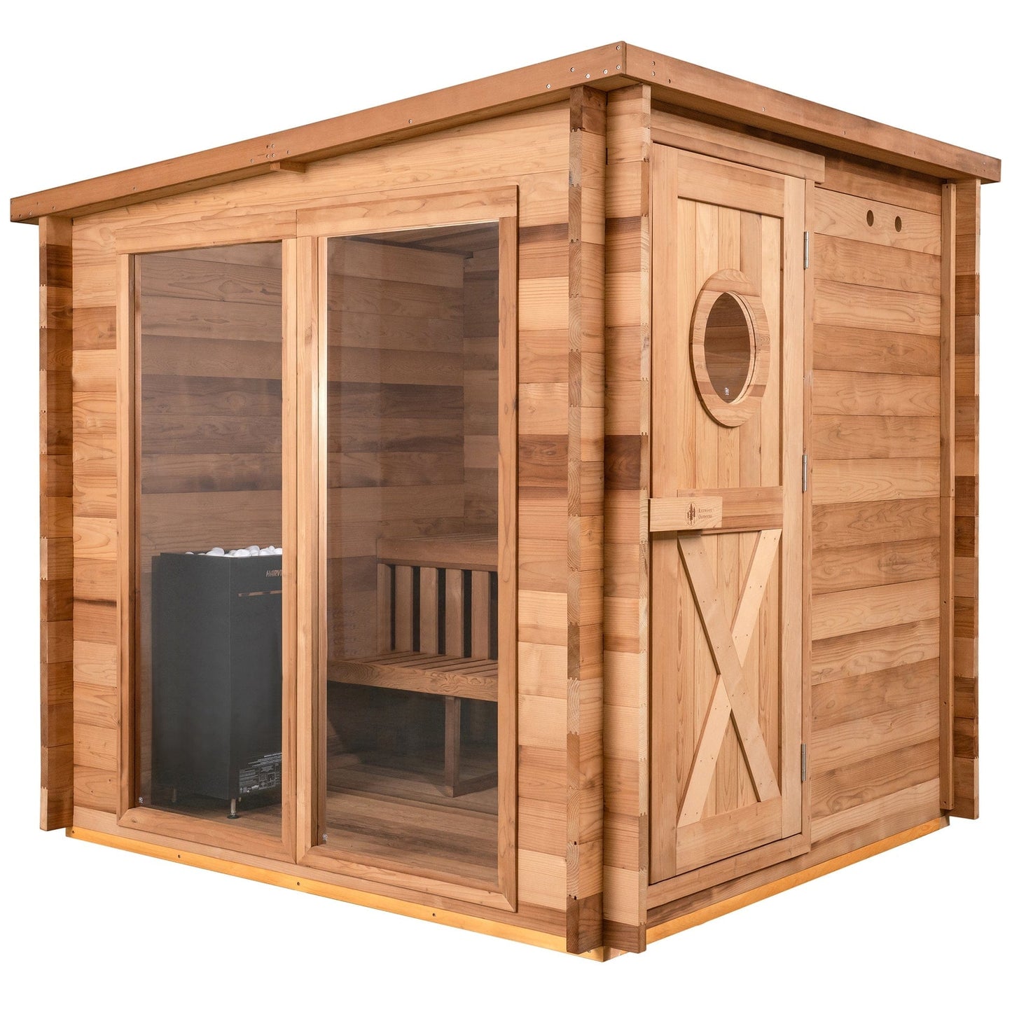Redwood Outdoors Garden Sauna x Denali Cold Plunge