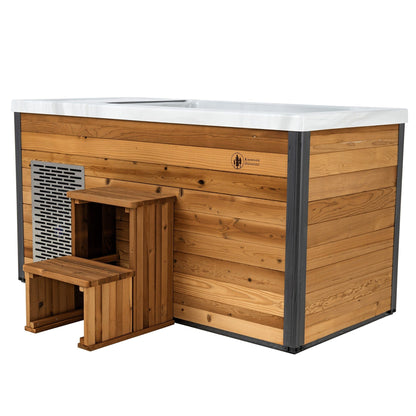 Redwood Outdoors Garden Sauna x Denali Cold Plunge