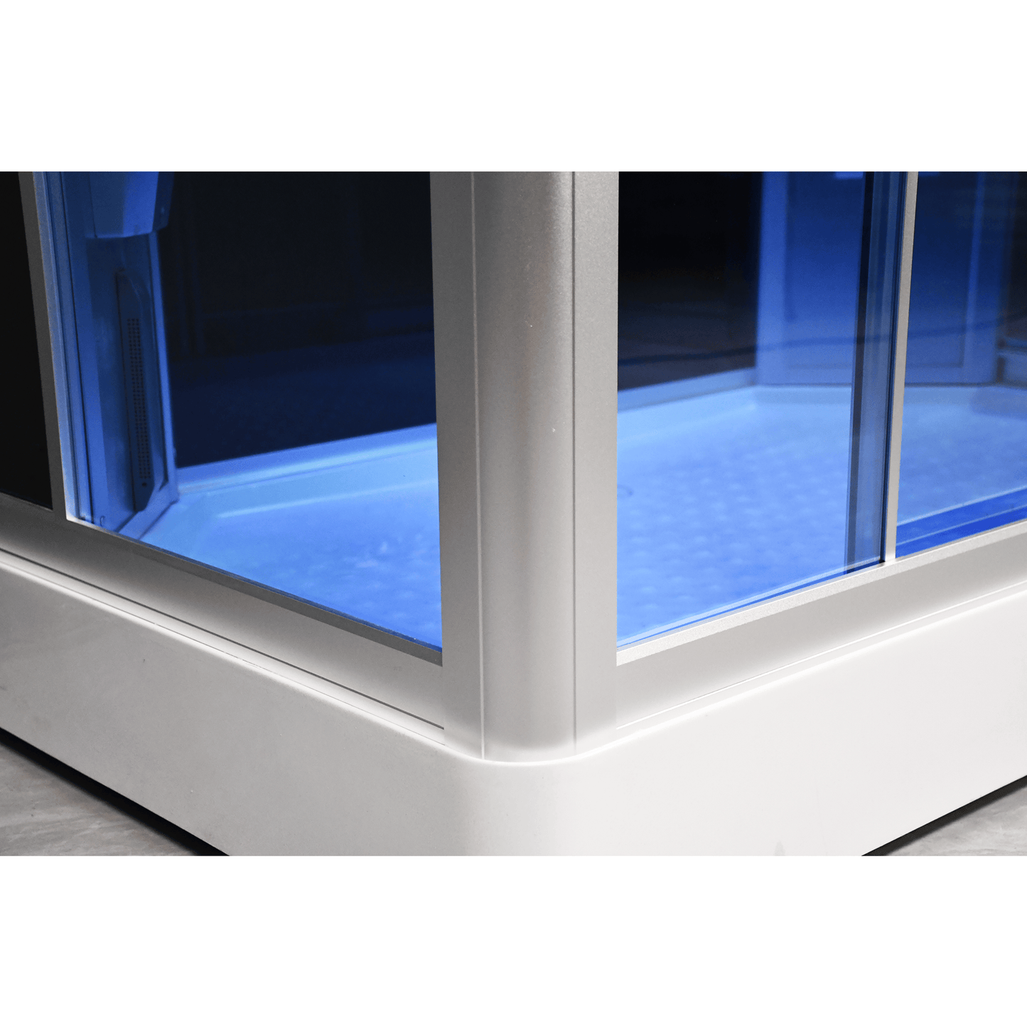 Platinum DZ903L 59" 2 Person Steam Shower Sliding Door - Blue