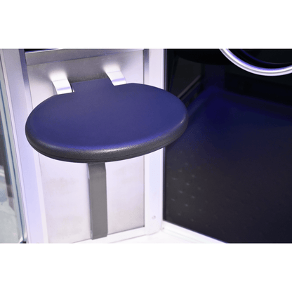 Platinum DZ903L 59" 2 Person Steam Shower Sliding Door - Blue