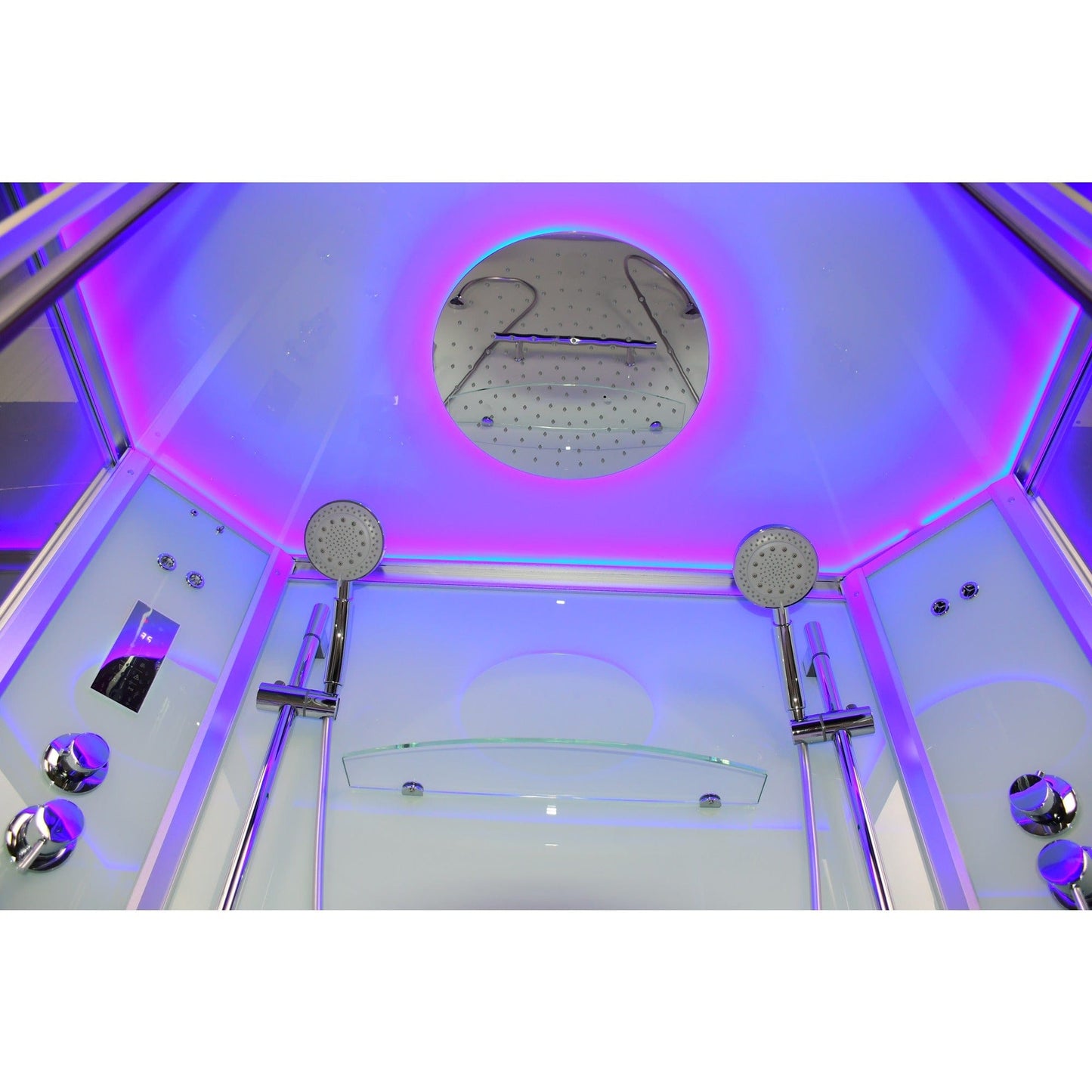 Platinum 59" 2 Person DZ903A Steam Shower-Sliding Door - Clear