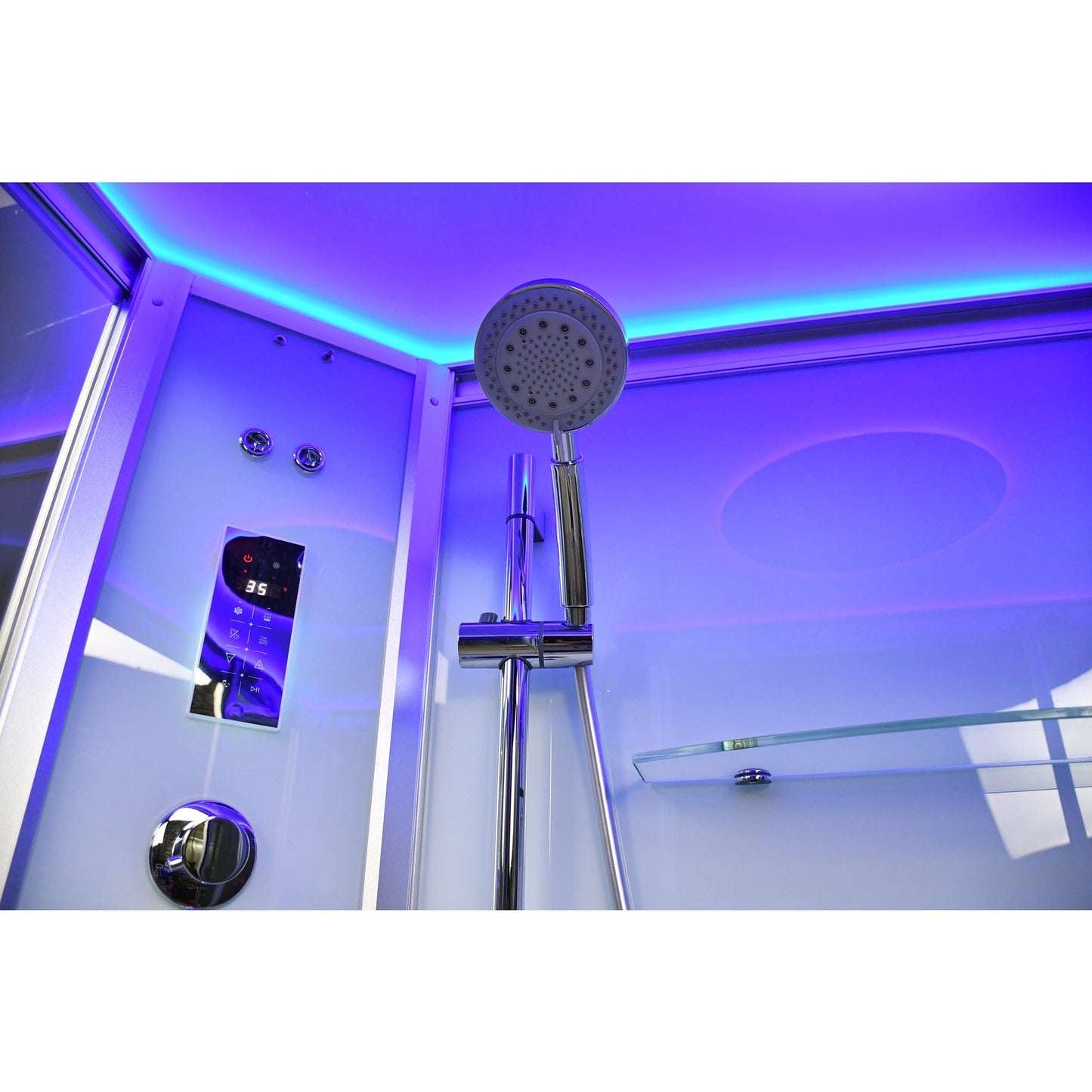 Platinum 59" 2 Person DZ903A Steam Shower-Sliding Door - Clear