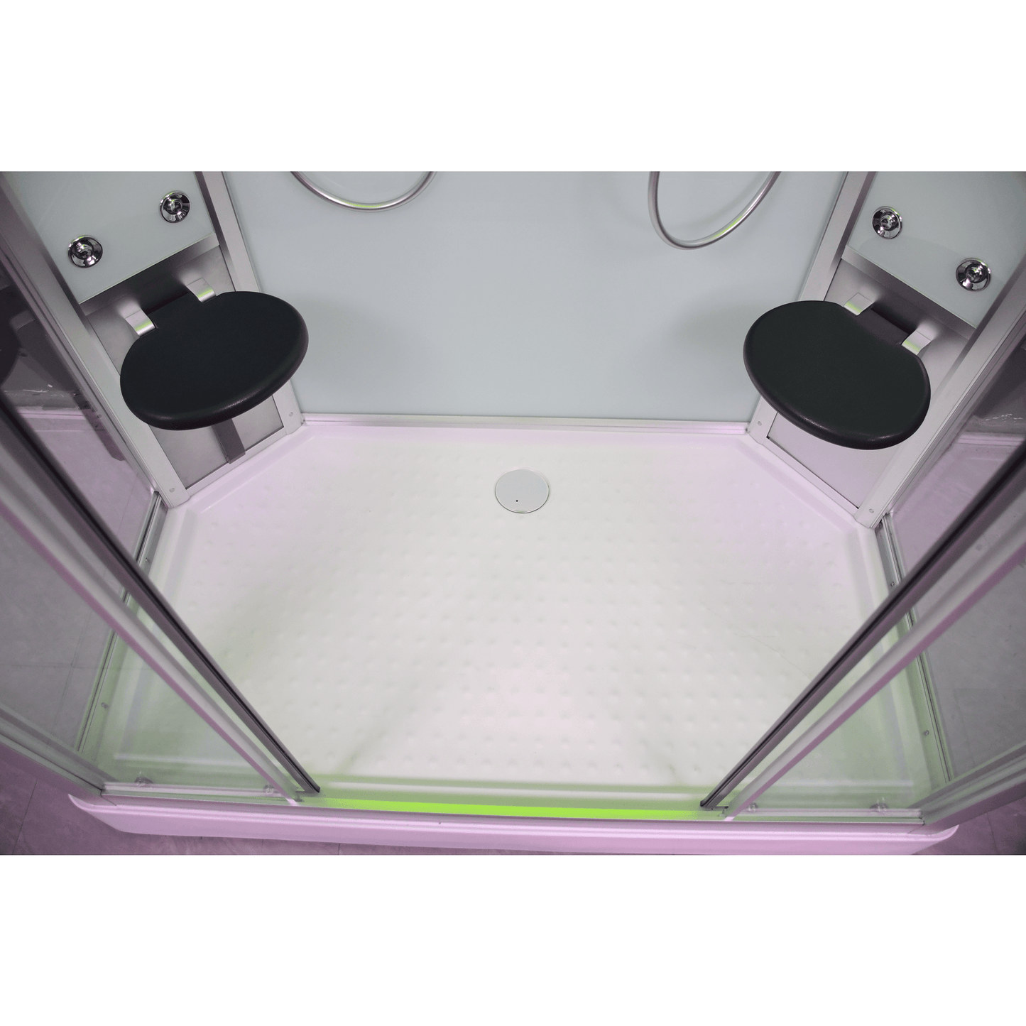 Platinum 59" 2 Person DZ903A Steam Shower-Sliding Door - Clear