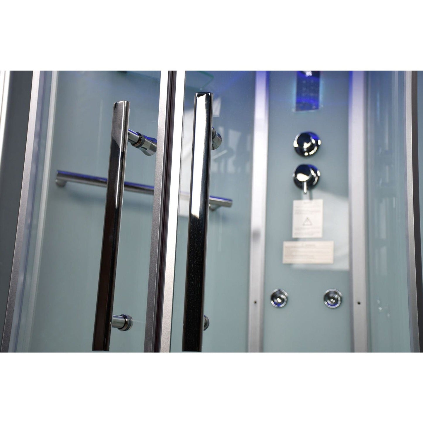 Platinum DZ901A 42" Corner Steam Shower - Clear Glass