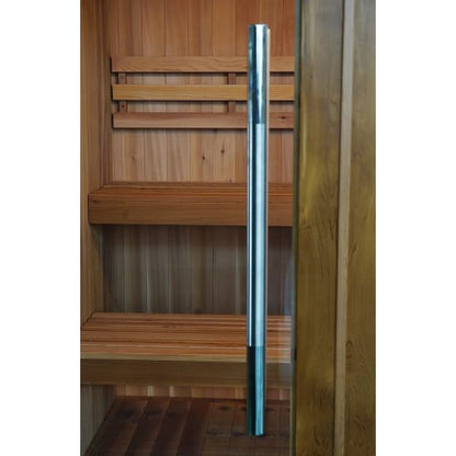 Sunray Cayman 4-Person Double Bench Outdoor Traditional Sauna