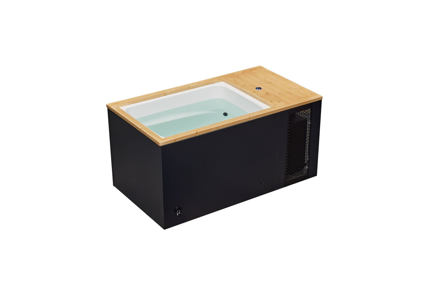 Luxury Spas 1 Person Cold Plunge Platinum - Black