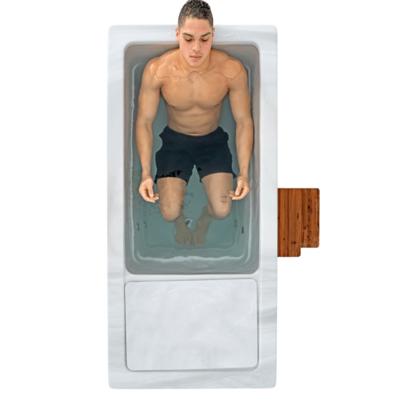 Redwood Outdoors Extra-Wide Barrel Sauna x Denali Cold Plunge