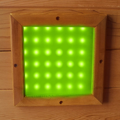 Medical Grade Chromotherapy [Complete Set - LED Chromotherapy Board, Remote, Wood Trim, Harness]