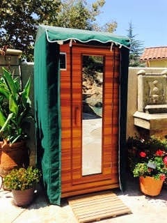 Rain Covers for Outdoor Enlighten Sauna ( Sunbrella material, waterproof)