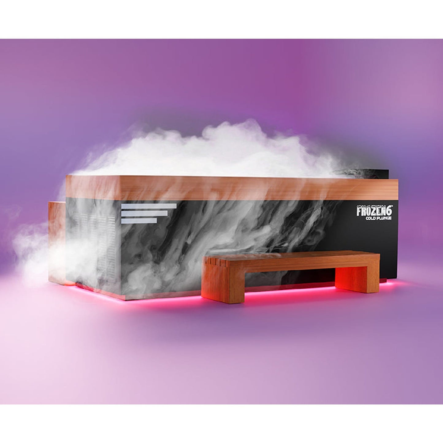 Medical Frozen 6™ Cold Plunge + Accessories Kit + Essential Oil Steam Generator - X-Large Size Up to 6'6, 350 lbs
