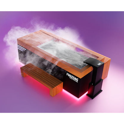 Medical Frozen 6™ Cold Plunge + Accessories Kit + Essential Oil Steam Generator - X-Large Size Up to 6'6, 350 lbs