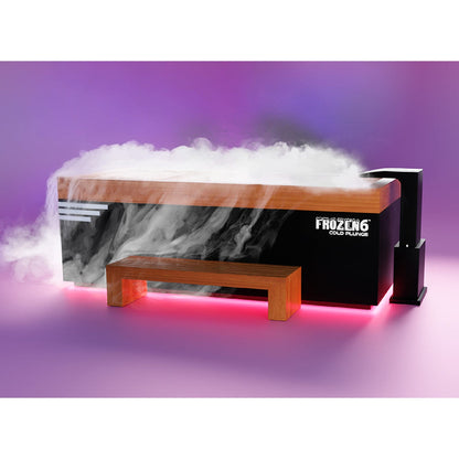 Medical Frozen 6™ Cold Plunge + Accessories Kit + Essential Oil Steam Generator - X-Large Size Up to 6'6, 350 lbs