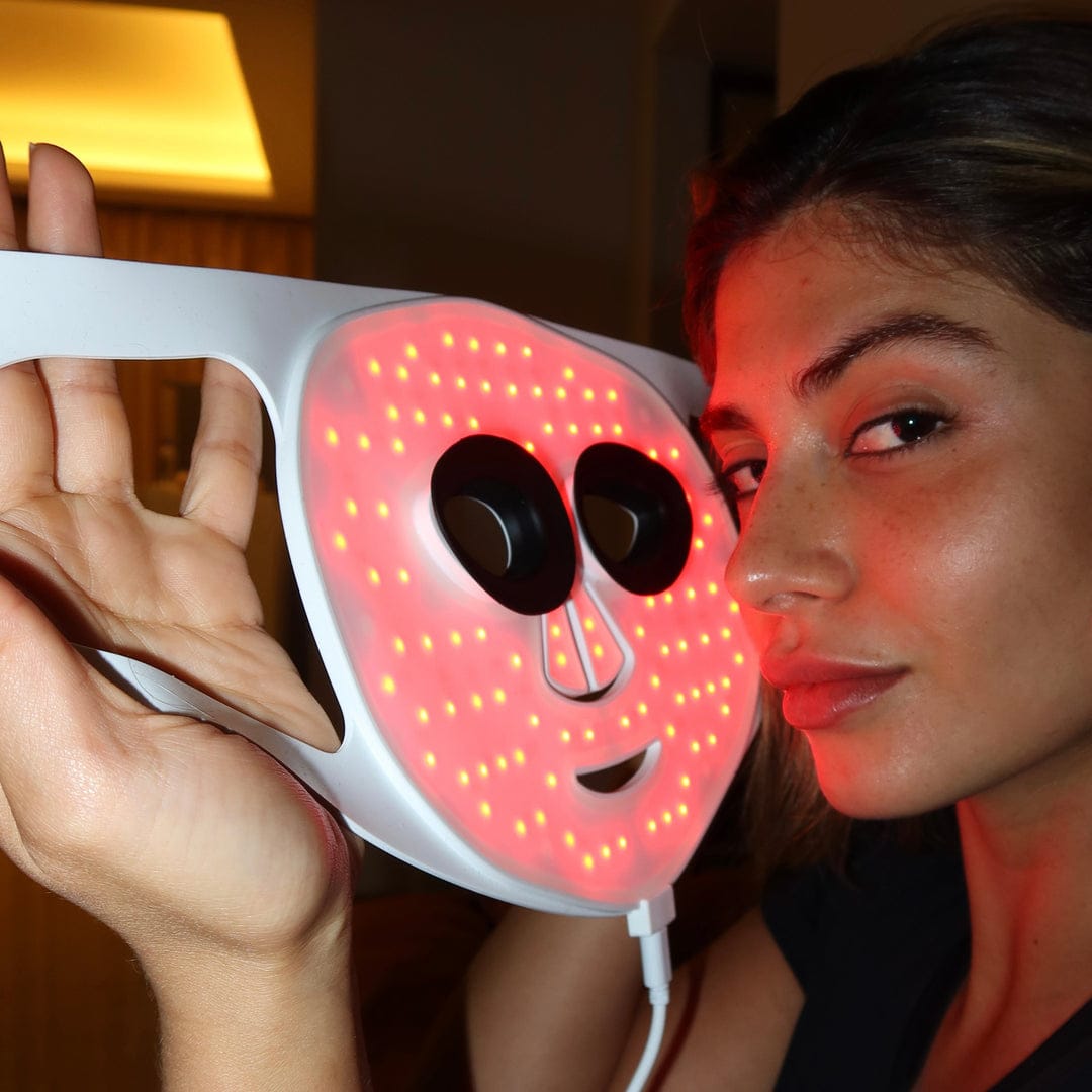 ZAQ Noor 2.0 Pro Light Face Mask: 1072nm Deep Infrared, Red & Blue Light