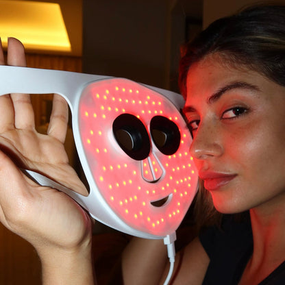 ZAQ Noor 2.0 Pro Light Face Mask: 1072nm Deep Infrared, Red & Blue Light