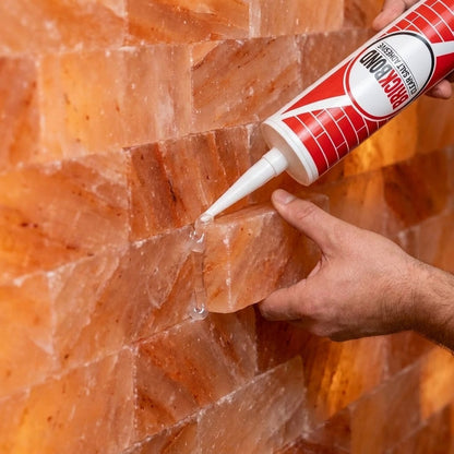 BrickBond - Himalayan Salt Adhesive for Joining Salt Bricks Salt Wall, Transparent