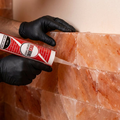 BrickBond - Himalayan Salt Adhesive for Joining Salt Bricks Salt Wall, Transparent