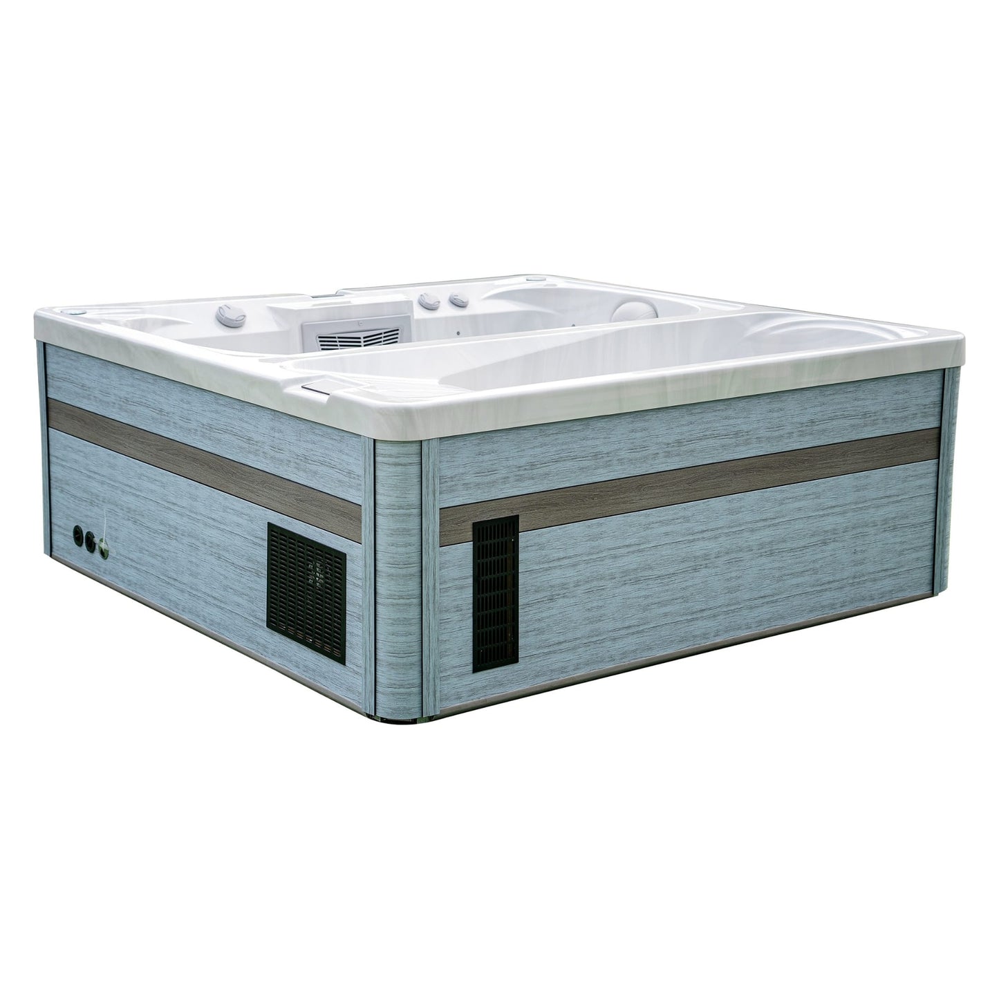 Luxury Spas Marquis 3- Person Hot and Cold Spa (WS-I02) - Cloud Gray