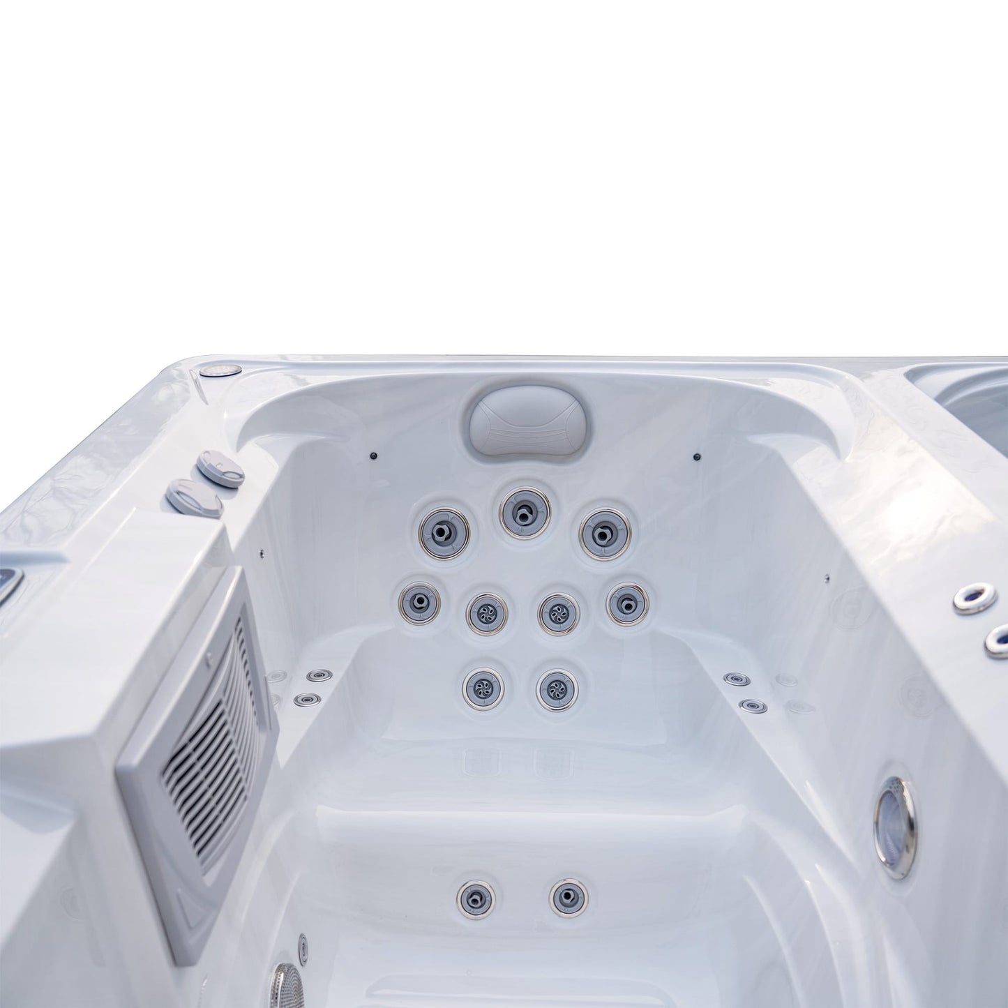 Luxury Spas Marquis 3- Person Hot and Cold Spa (WS-I02) - Cloud Gray