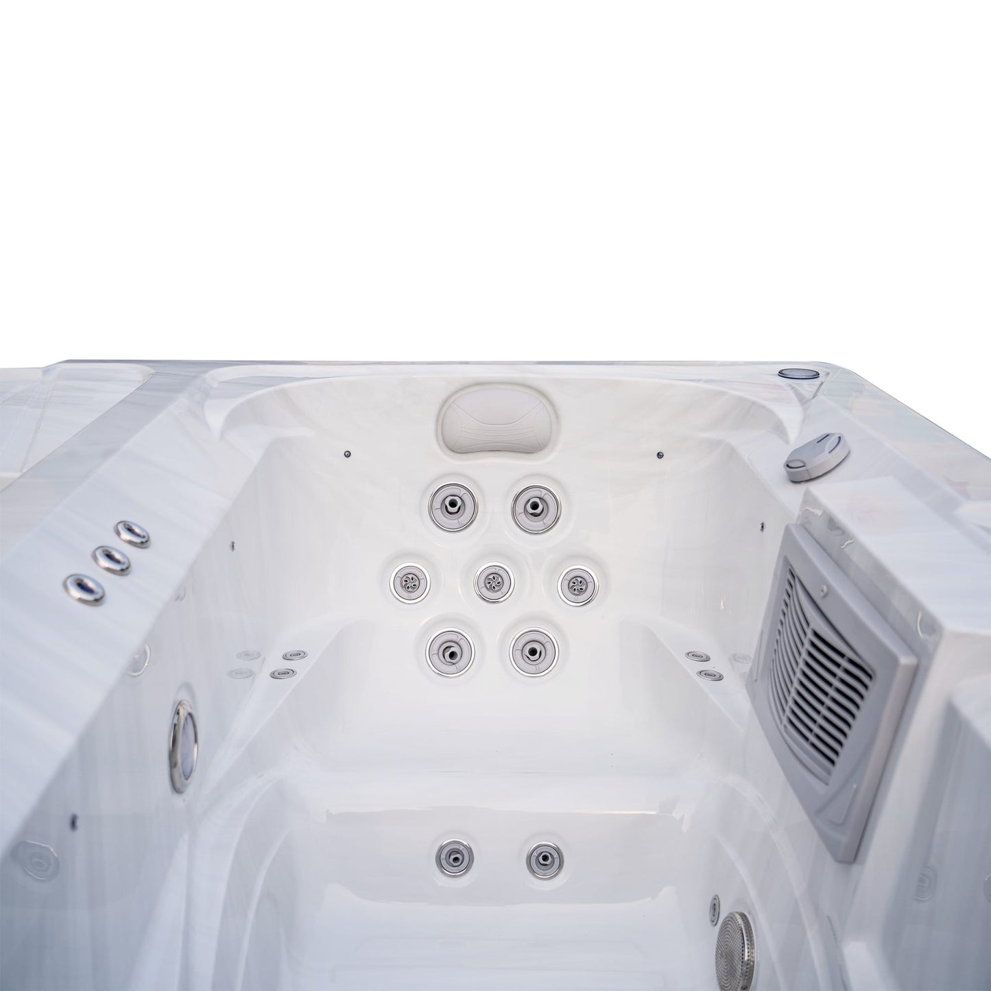 Luxury Spas Marquis 3- Person Hot and Cold Spa (WS-I02) - Cloud Gray